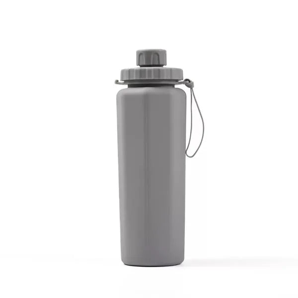 20 Oz. Foldable Silicone Water Bottles