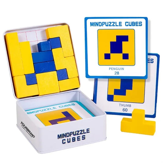 Wooden Puzzle Block Game for Kids