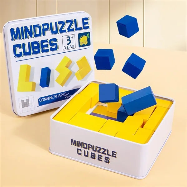 Wooden Puzzle Block Game for Kids