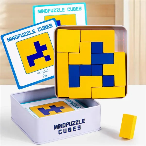 Wooden Puzzle Block Game for Kids