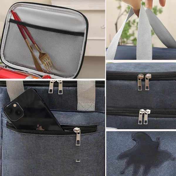 Expandable Insulated Lunch Bag