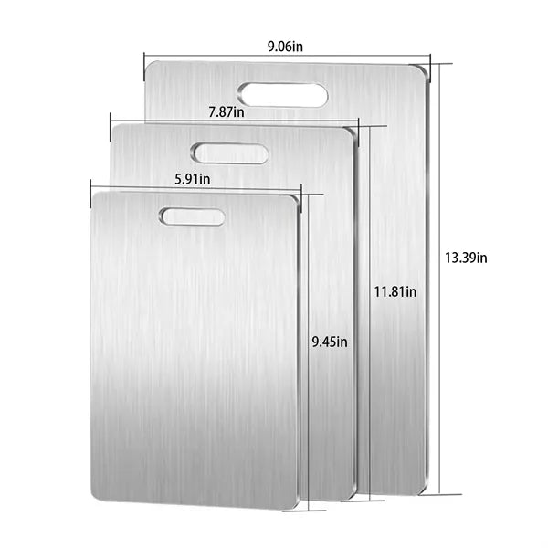 Premium 304 Stainless Steel Cutting Board