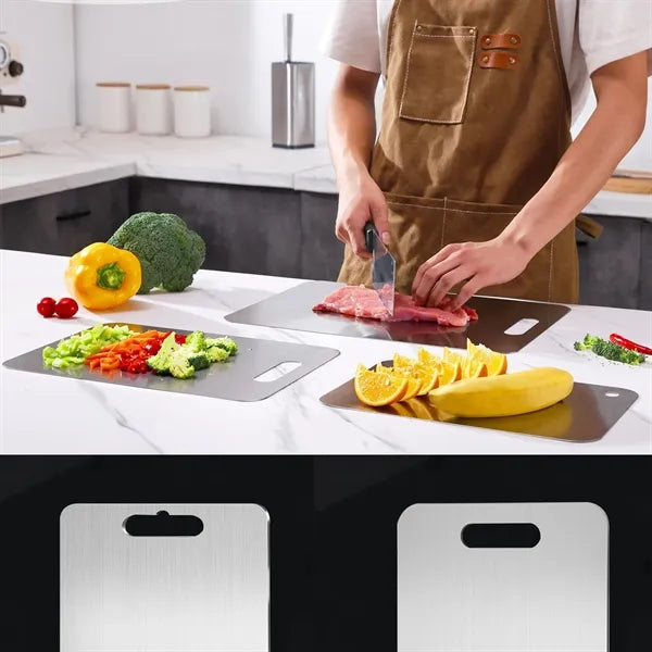 Premium 304 Stainless Steel Cutting Board
