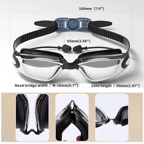No Leaking Swim Glasses