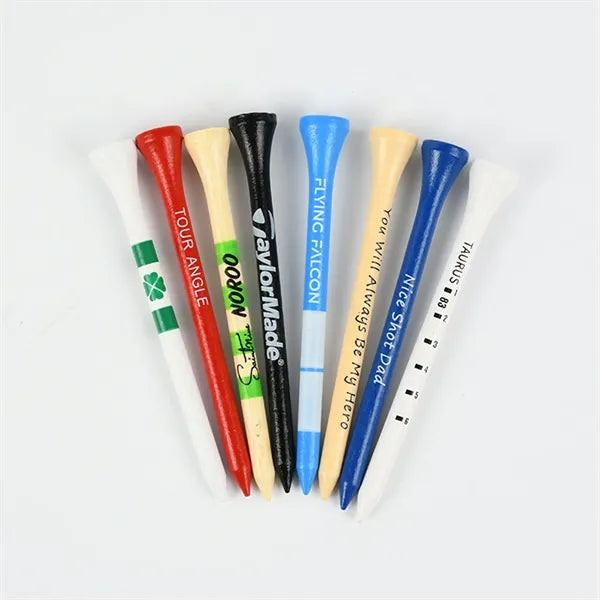 100% Natural Hardwood Golf Tees
