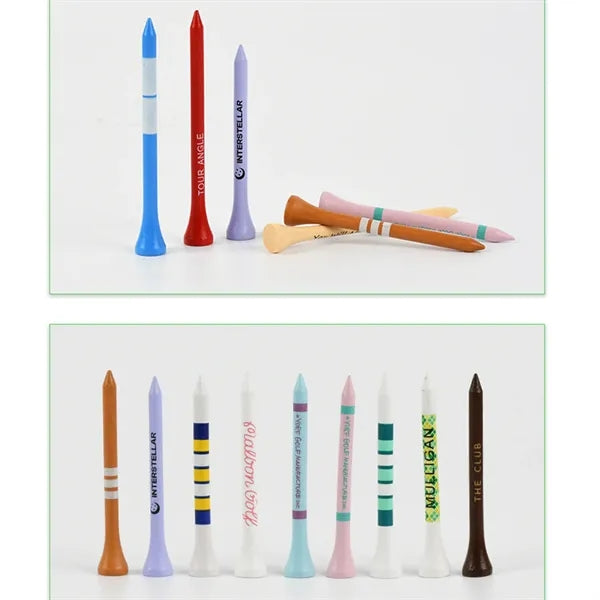 100% Natural Hardwood Golf Tees