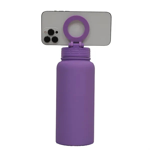 32oz Insulated Water Bottle with Magnetic Lid