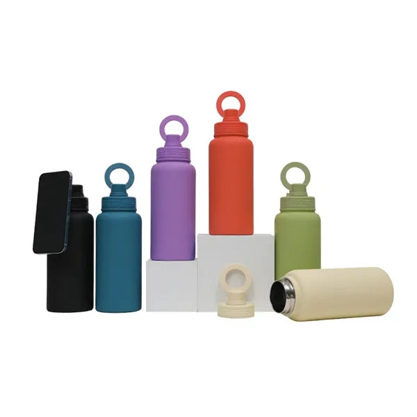 32oz Insulated Water Bottle with Magnetic Lid