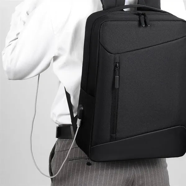 Deep Storage Backpack with Multiple Pockets