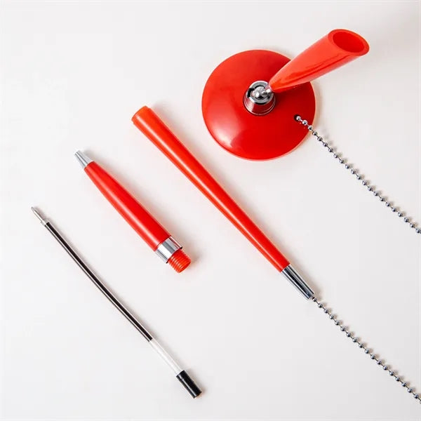 Metal Desk Pen with Chain