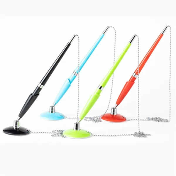 Metal Desk Pen with Chain