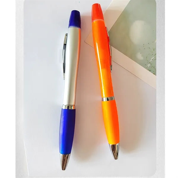 2-in-1 Pen Highlighter Combo
