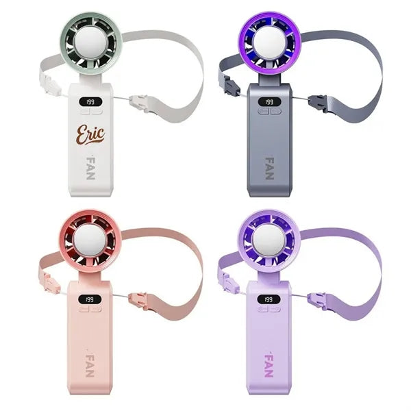 Handheld Foldable Ice Cooling Fan