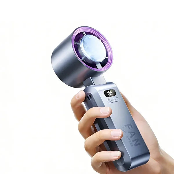 Handheld Foldable Ice Cooling Fan