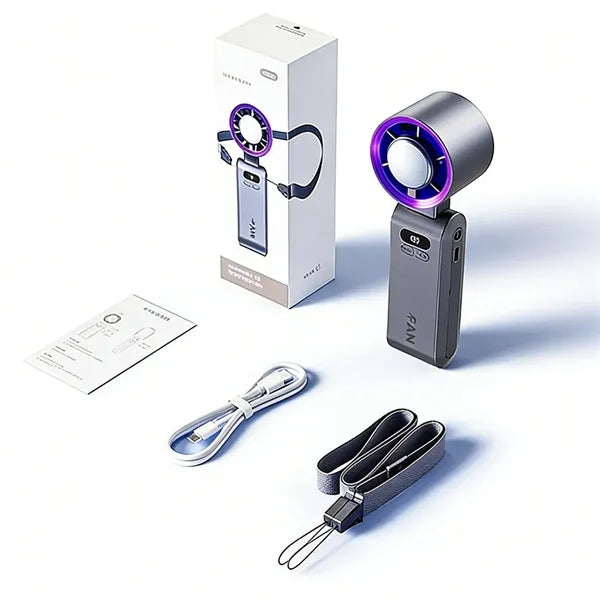 Handheld Foldable Ice Cooling Fan