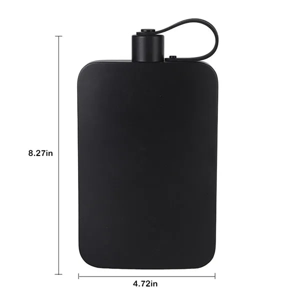 16Oz Square Outdoor Flat Flask