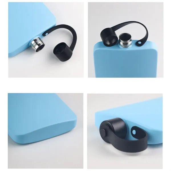 16Oz Square Outdoor Flat Flask