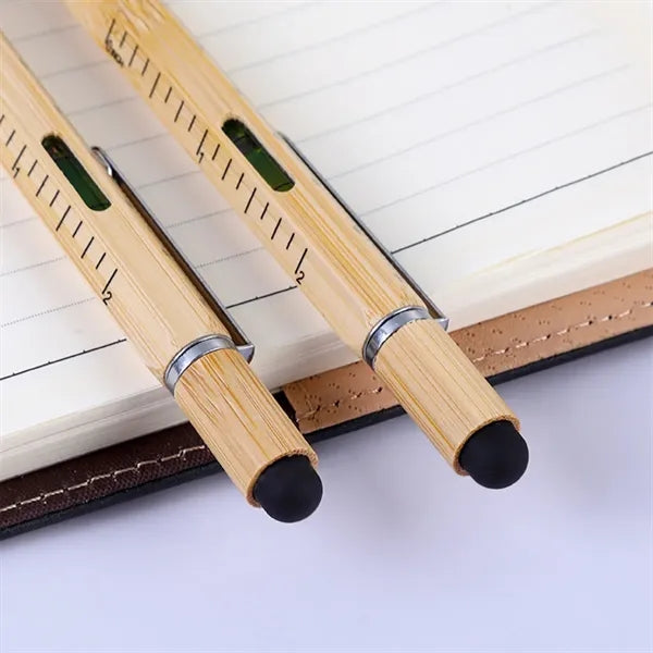 Multi Function Bamboo Tool Pen