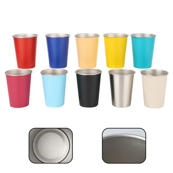 12Oz Stackable Stainless Steel Outdoor Cup
