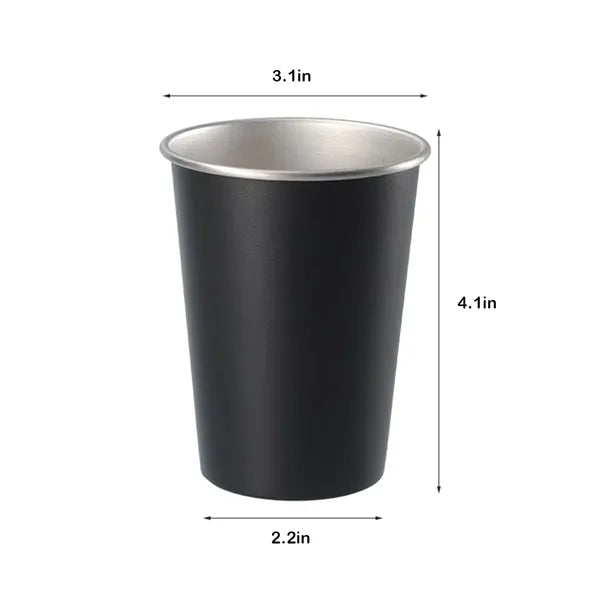 12Oz Stackable Stainless Steel Outdoor Cup