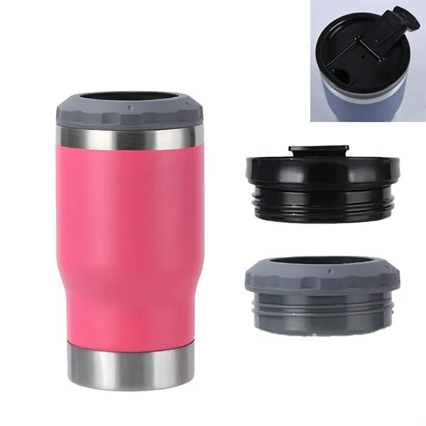 2 In 1 Insulated Can Cooler And Tumbler
