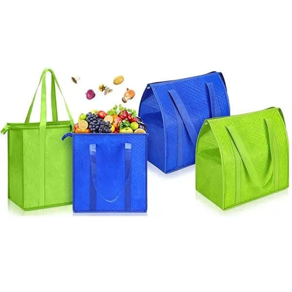 Embossed Non Woven Insulated Tote Bag