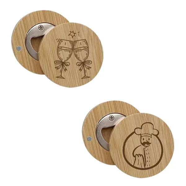 Magnetic Wooden Bottle Opener
