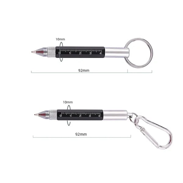 6 In 1 Multi Tool Pen Keychain