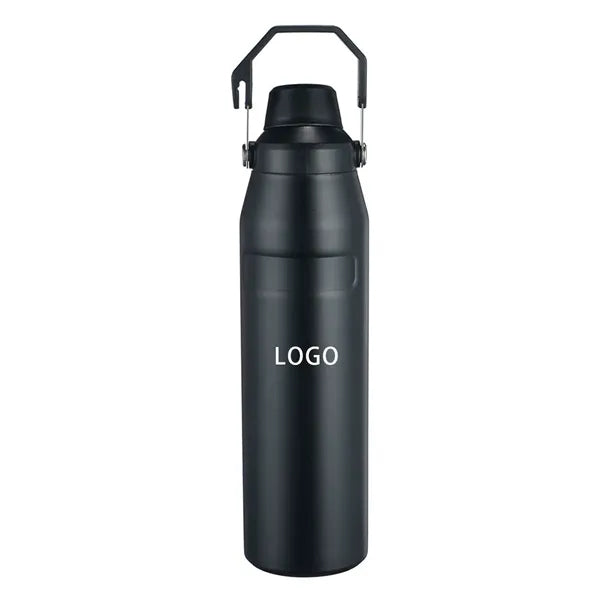 Stainless Steel Handheld Insulated Mug With Crooked Lid