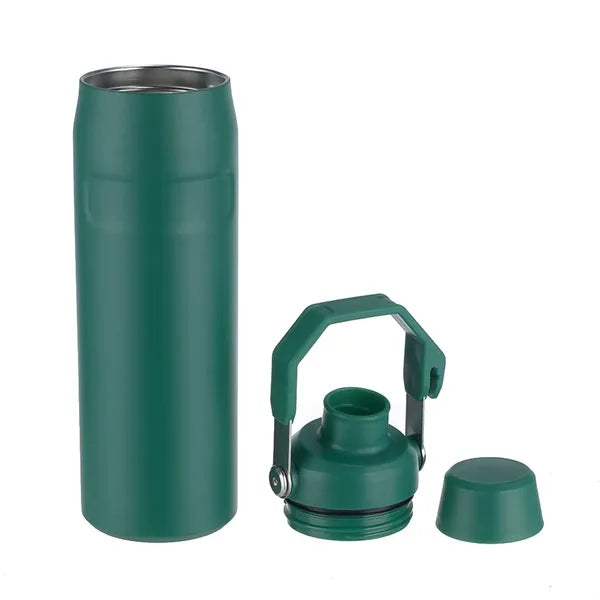 Stainless Steel Handheld Insulated Mug With Crooked Lid