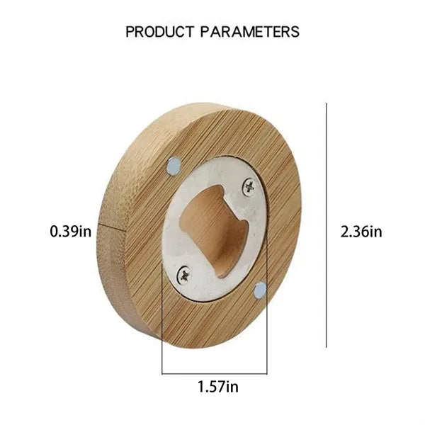 Round Magnetic Bottle Opener