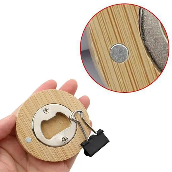 Round Magnetic Bottle Opener