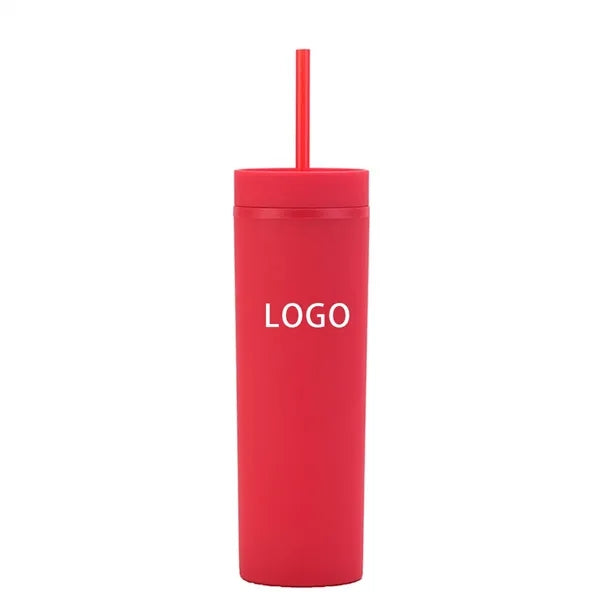 Straight Straw Mug