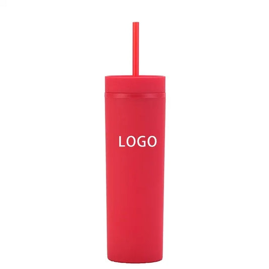 Straight Straw Mug