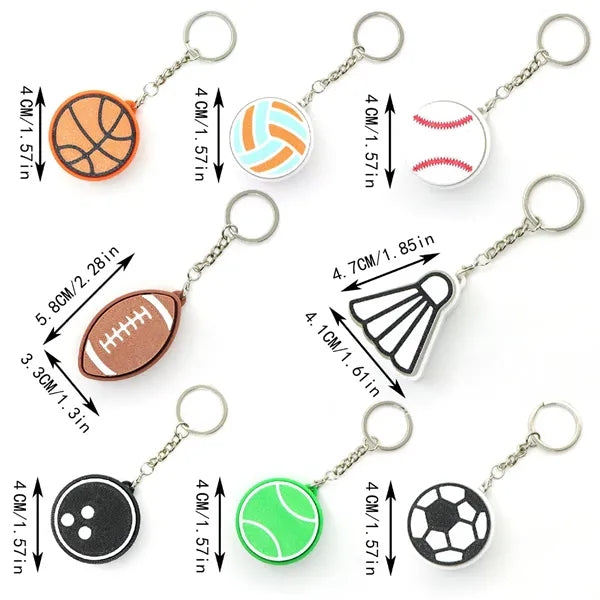 Sports Balls 3D Printed Clickers