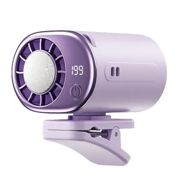 Portable Waist Clip Fan With Ice Cooling Pad