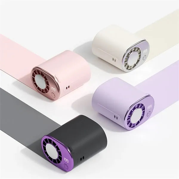 Portable Waist Clip Fan With Ice Cooling Pad