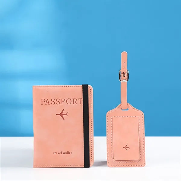 RFID Blocking Passport Wallet & Luggage Tag Set