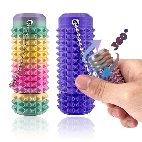 Rotatable Grippie Stim Keychain