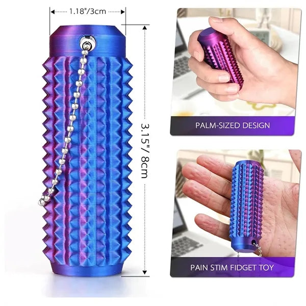 Rotatable Grippie Stim Keychain