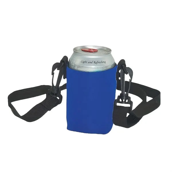 Neck Strap Neoprene Can Cooler