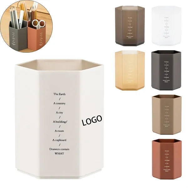 Desktop Desk Organizer Pen Holder Storage Container