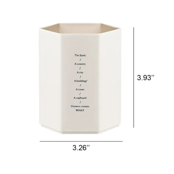 Desktop Desk Organizer Pen Holder Storage Container
