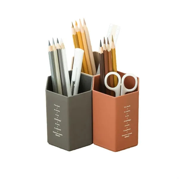 Desktop Desk Organizer Pen Holder Storage Container