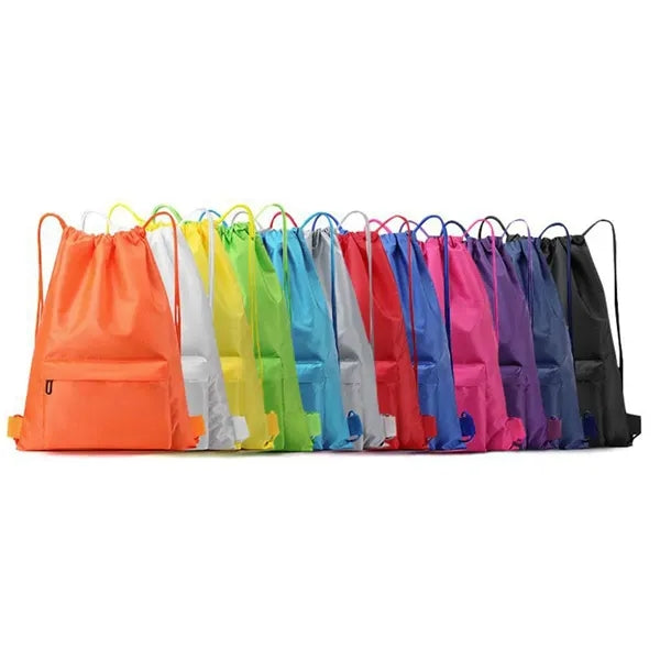 Durable Polyester Drawstring Backpack