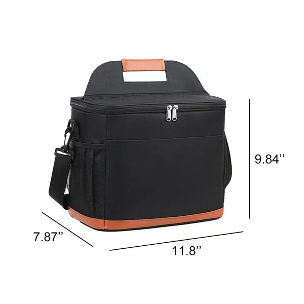 Insulated Cooler Lunch Bag With Shoulder Strap