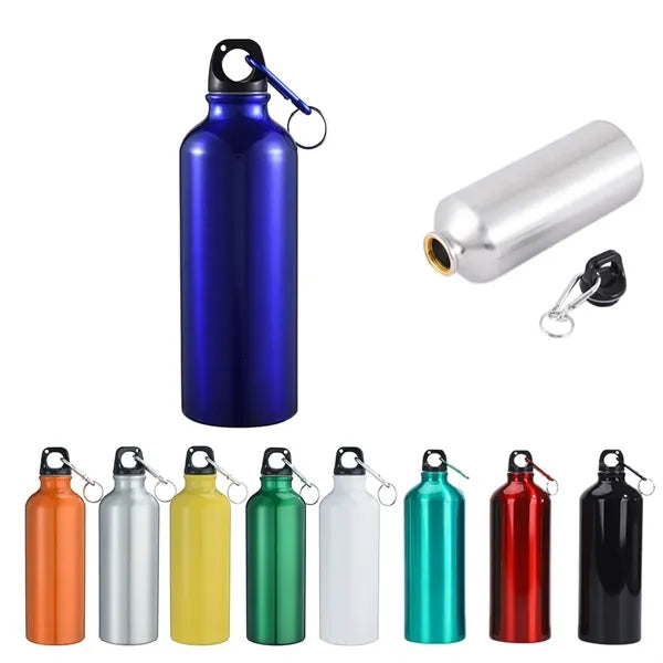 Sports Bottle with Screw-On Lid and Carabiner