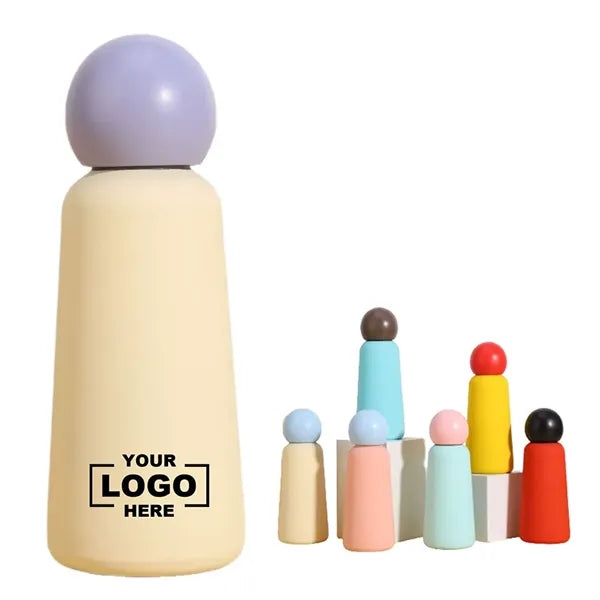 316 Steel Insulated Bottle Color Block Spherical Lid