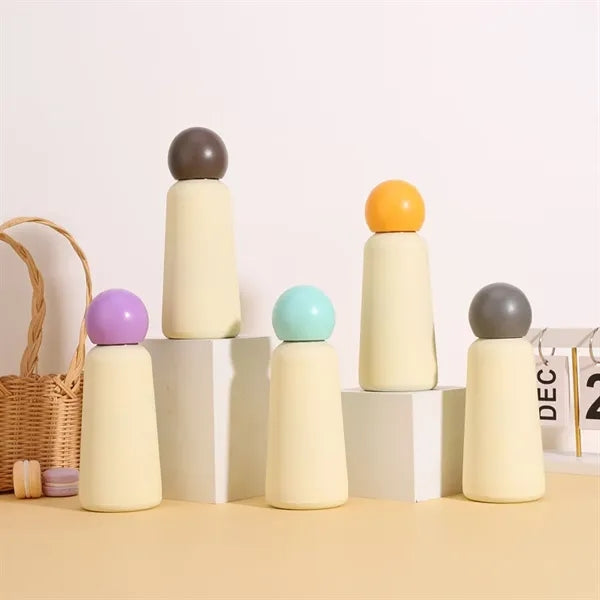 316 Steel Insulated Bottle Color Block Spherical Lid