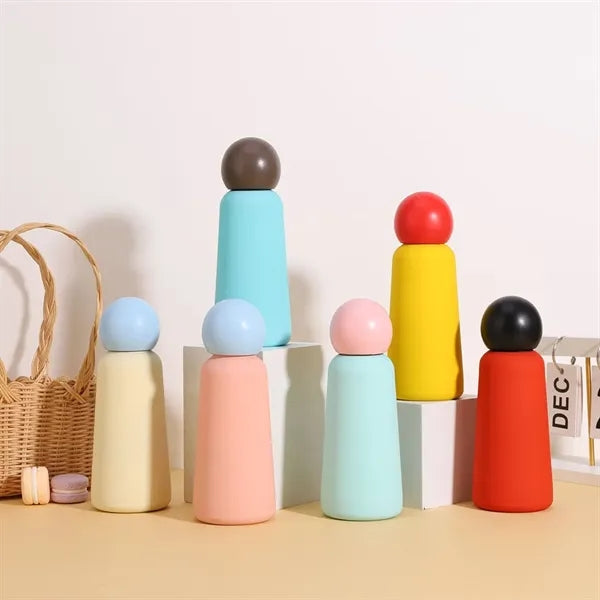 316 Steel Insulated Bottle Color Block Spherical Lid